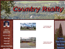 Tablet Screenshot of countryrealty.net